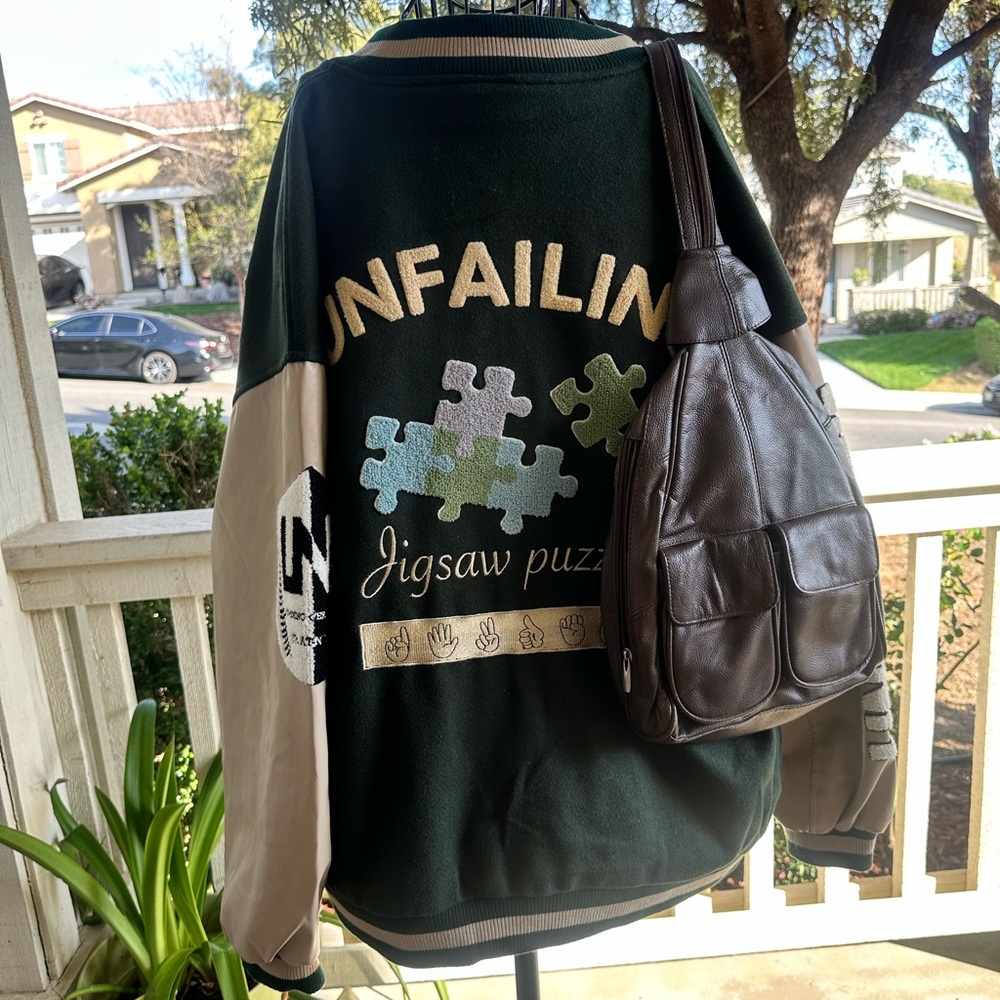 Vintage Brown Leather Backpack